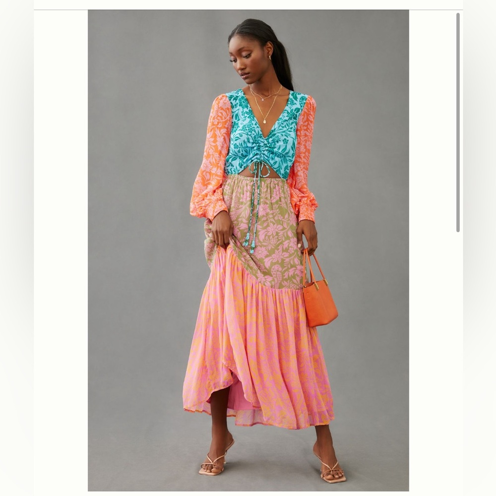 Cutout maxi dress